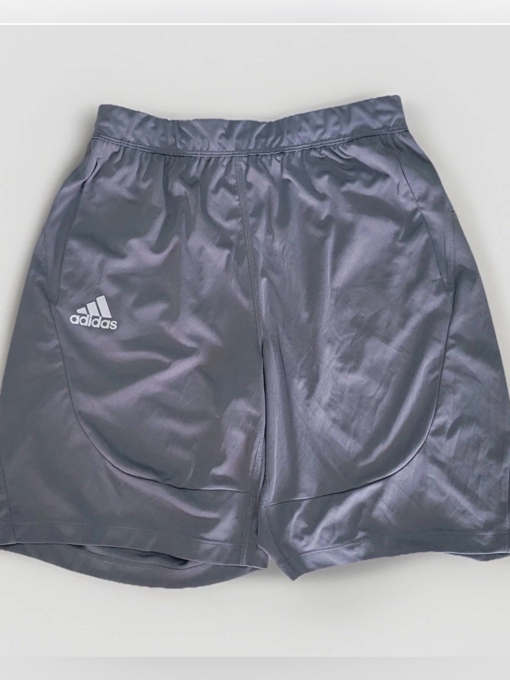 Adidas Aeroready Men's Gray Athletic Soccer Shorts Size M